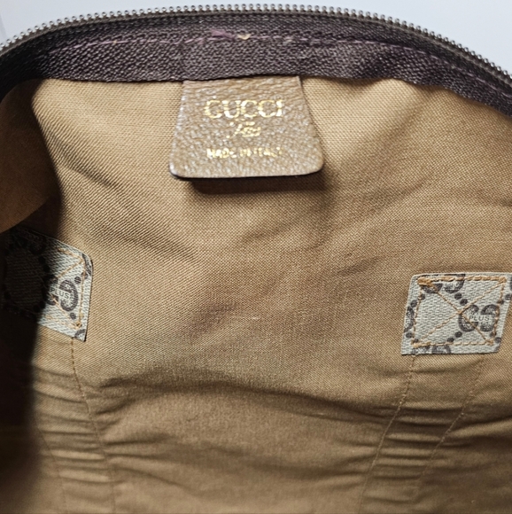 Gucci PVC Leather Sherry Line Tote Bag Duffle Bag - Picture 3 of 17